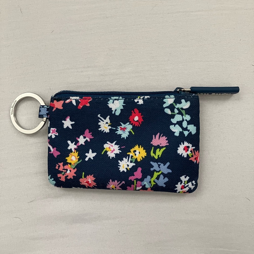 Vera Bradley Lighten Up Zip ID Case - Scattered Wildflowers